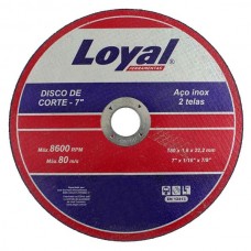 DISCO DE CORTE P/ INOX PROFISSIONAL 7X1/16X7/8 OU 177,80X1,60X22,20MM